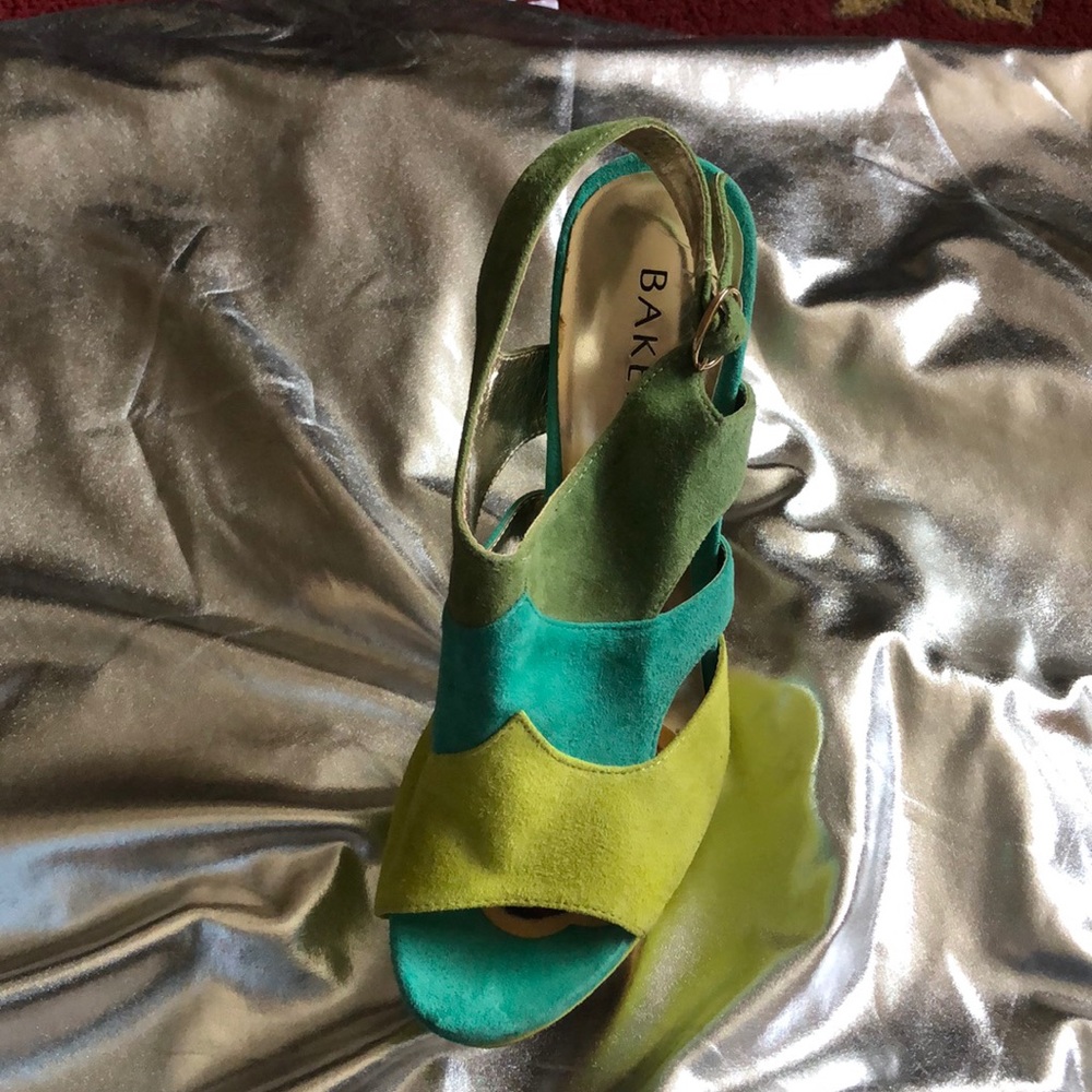 Baker open toe heels - Picture 1 of 6